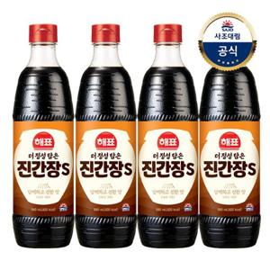 [사조대림] 더정성담은 진간장S 840ml 4개