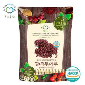 [푸른들판] 국내산 생 팥 분말 가루 100% HACCP 인증 500g x 1봉