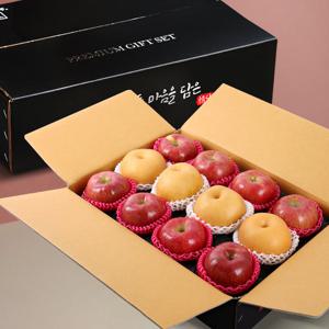 [지정일 출고]품질보장 신선한 사과 배 선물 세트 2호[사과8과+배4과] 6kg
