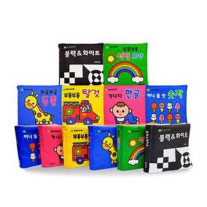 [마미북]연두팡 헝겊책 전 3종 세트 (각 2권, 총 6권)