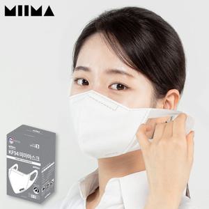 미마 보건용마스크 소형 흰색 30개입(KF94)