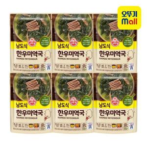 [오뚜기] 남도식 한우미역국 500g 6개