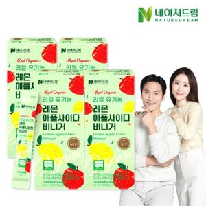 네이처드림 유기농 레몬 애플사이다비니거 20g x 14포 4박스/ 레몬애사비