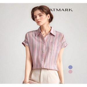 [앳마크]ATMARK 롤업세로스트라이프셔츠_AA53SH020G