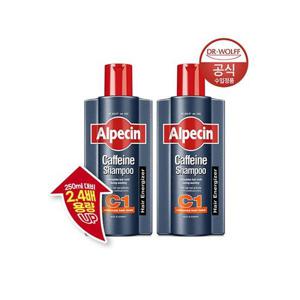 [알페신]카페인 샴푸 C1 600ml X 2 (+펌프 2개증정)