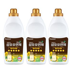컨센서스 초고농축 섬유유연제 베이비로션 1L x3개
