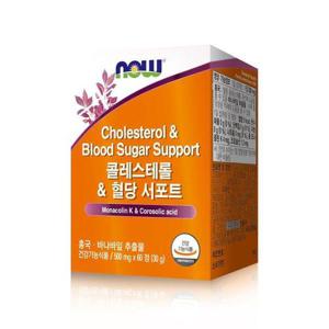 갤러리아_[나우푸드] 콜레스테롤 & 혈당 서포트 (500mg x 60정)