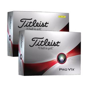타이틀리스트 PRO V1X 골프공/볼(4피스) 1더즌(12구)-2023년
