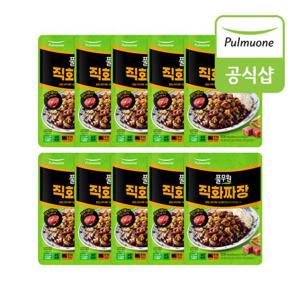 풀무원 직화짜장 덮밥소스 180g x 10개
