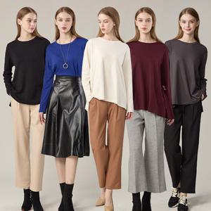 [로코엘라] 브렛 코튼 100 더블페이스드 여성 티셔츠