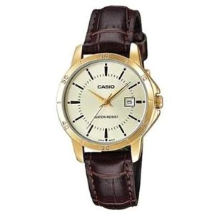 [카시오]CASIO 카시오 LTP-V004GL-9A 여성시계 가죽 손목시계 (14650614)