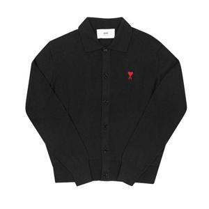 [아미] 남성 Ami de Cœur 스몰 하트 로고 가디건(HKC211 KN0025 001)