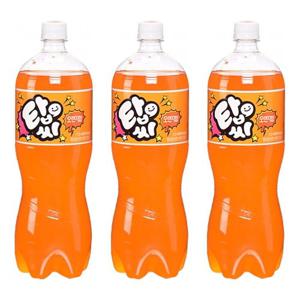 일화 탑씨 오렌지 1.5L x 6개 과즙탄산 탄산음료