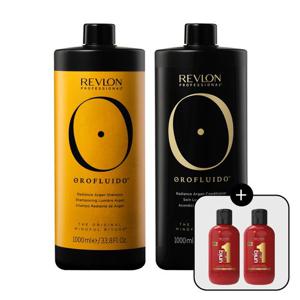 (기한 26년 1월) 레브론 오로플루이도 샴푸+컨디셔너 2종 1000ml (+올인원 샴푸 100ml 2개 증정)