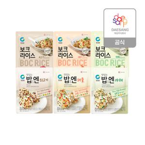 청정원 밥양념 보크라이스 24g(쇠고기2개+ 야채2개+새우2개)+맛있는밥&엔24g(쇠고기2개+야채2개+해물2개)