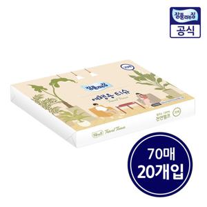 잘풀리는집 여행용 티슈 70매 20개