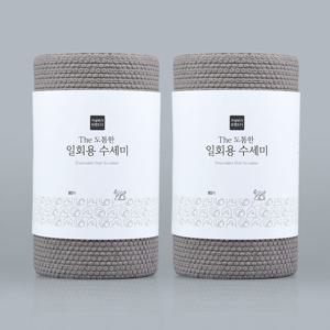 [가성비가브랜드다] The 도톰한 일회용 수세미 롤타입 80매+80매(총160매) / 주방 설거지 화장실 욕실 청소