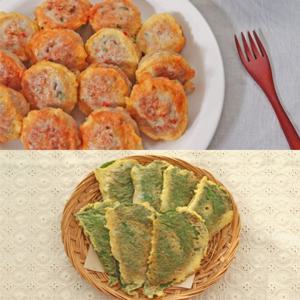30년 전통 엄마손 수제 전 세트 (동그랑땡 250g + 깻잎전 250g)
