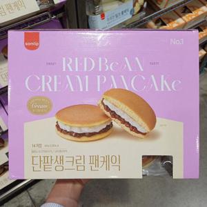 삼립 단팥&생크림 팬케익 60g x 14