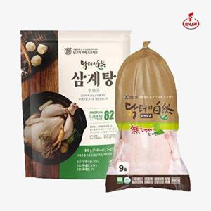 [마니커]삼계탕+백숙 세트 (삼계탕 ： 800g+백숙1,050g , 총 1850g)