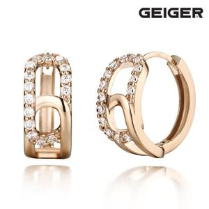 [가이거] 18K 버튼 원터치 귀걸이 (gold pin) GI8KPEE017