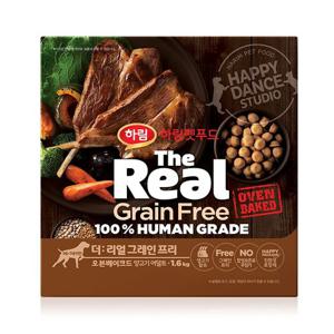 [하림펫푸드]더리얼 그레인프리 오븐베이크드 양고기 어덜트 1.6kg