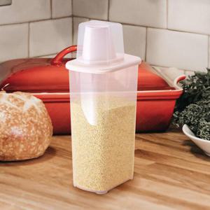 허니쿡 잡곡통 1500ml 쌀통 씨리얼통 밀폐용기