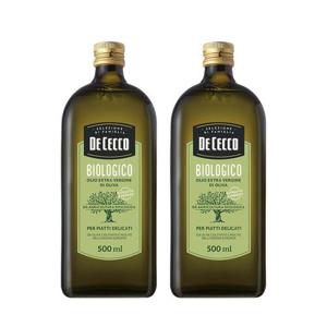 갤러리아_데체코 엑스트라버진 유기농 올리브오일 500ml X 2병 올리브유