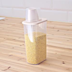 국산 허니쿡 잡곡통 쌀통 1500ml 밀폐용기 소분용기 시리얼통 보관용기