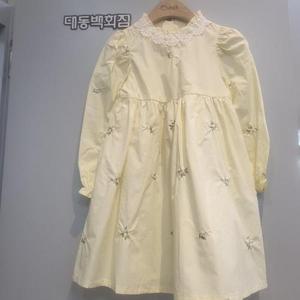 치크 DP01 꽃 자수 원피스  CKOW2421G