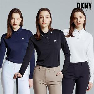 [디케이엔와이골프]24SS 긴팔 카라티 여성 3종세트
