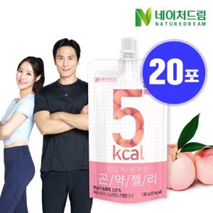 맛있게 배부른 곤약젤리 복숭아 130g x 20포