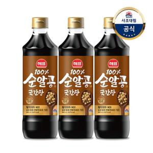 [사조대림] 순알콩 국간장 840ml 3개