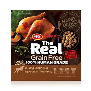 [하림펫푸드] 더리얼 그레인프리 오븐베이크드 닭고기 어덜트 1.6kg