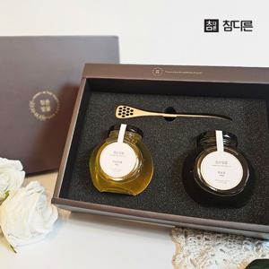 [추석선물] 참다른 천연벌꿀선물세트(아카시아꿀 450g + 밤꿀 450g)