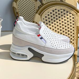 제이슈 / 제이슈 취저 에어 통굽 키높이 펀칭 슬립온 9.5cm