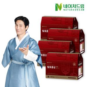 네이처드림 발효홍삼 플러스 50ml 30포 4박스