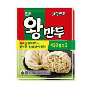 해태 고향 왕만두 420g x2 2개
