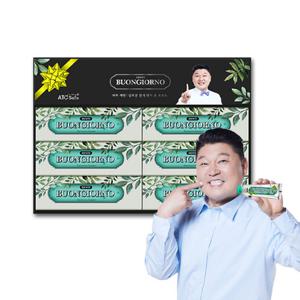 [10%할인+10%적립][덴티본조르노] 선물세트 구취 170g X 6개입(1SET)