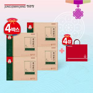 홍삼톤샷 (50ml 14병) 4박스 + 쇼핑백 4장