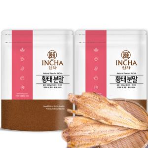 [인차](실속 리필용)황태 분말 가루 400g (200gX2팩)