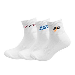 나이키 에브리데이 쿠션 3팩 발목 양말 흰색 DH3827-902
