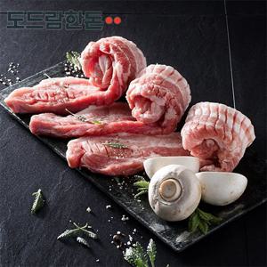 [도드람한돈] 칼집 삼겹살 구이용 1kg/삼겹살 구이용 1kg (택1)