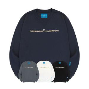 엘라모 기모M 골드시티 맨투맨 남녀공용 빅사이즈 S~4XL