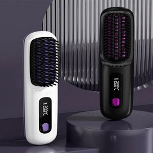 ★스타일변신★ 무선 매직 헤어빗 고데기+코리빗+집게 파우치포함