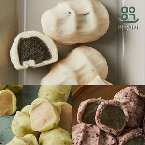 [마음이가] 꽉찬 앙금! 함흥 이북식 인절미 16+16개 (총 32개) (완두/쑥/팥)