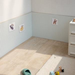 600*600 DIY 셀프시공 미니 타일형 반달 템바보드/사각 루바보드