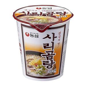 [JHQQR921_52EK]농심 컵라면 사리곰탕 소컵 61gx6컵