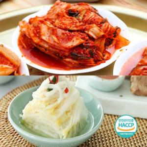 [봉화청량산] 국내산 배추 별미김치세트 (봉화 포기 3kg+백김치 3kg)