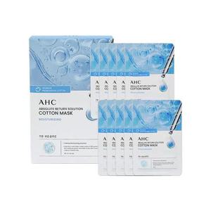 [AHC]AHC 수분 마스크팩 앱솔루트 리턴 솔루션 순면 1박스
